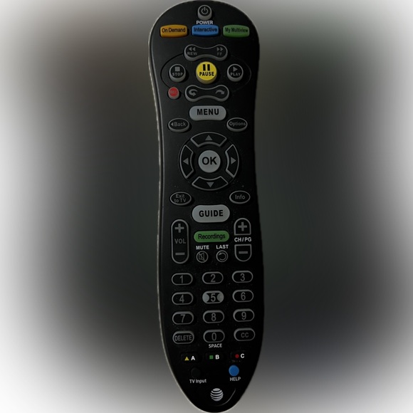 🍄 AT&T U-Verse Genuine S30-S1B Remote Control Backlit - Picture 2 of 6